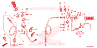 COMMODO   LEVIER   CABLE pour Honda CRF 150 F de 2012