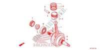 VILEBREQUIN   PISTON pour Honda CRF 150 F de 2013