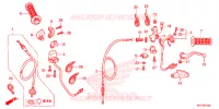 COMMODO   LEVIER   CABLE pour Honda CRF 150 F de 2014