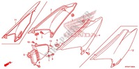 COUVERCLES LATERAUX pour Honda CRF 230 F de 2012