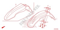 GARDE BOUE AVANT pour Honda CRF 230 F de 2012