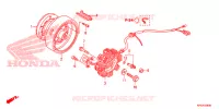 ALTERNATEUR pour Honda CRF 230 F de 2014