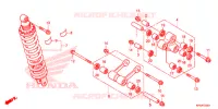 AMORTISSEUR ARRIERE pour Honda CRF 230 F de 2014