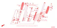 FOURCHE pour Honda CRF 230 F de 2014