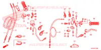 LEVIER DE GUIDON   CABLE   COMMODO pour Honda CRF 230 F de 2014
