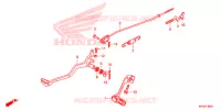 PEDALE pour Honda CRF 230 F de 2014