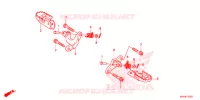 REPOSE PIED pour Honda CRF 230 F de 2014