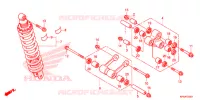 AMORTISSEUR ARRIERE pour Honda CRF 230 F de 2015