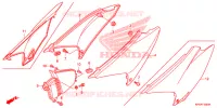 COUVERCLES LATERAUX pour Honda CRF 230 F de 2015