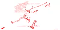 PEDALE pour Honda CRF 230 F de 2015