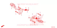 REPOSE PIED pour Honda CRF 230 F de 2015
