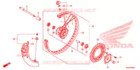 ROUE AVANT pour Honda CRF 230 F de 2015