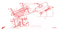 SILENCIEUX D'ECHAPPEMENT pour Honda CRF 50 de 2006