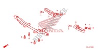 REPOSE PIED pour Honda CRF 50 de 2012