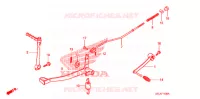 PEDALE DE FREIN   KICK pour Honda CRF 50 de 2012