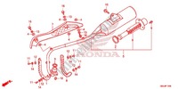 SILENCIEUX D'ECHAPPEMENT pour Honda CRF 50 de 2013