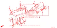 SILENCIEUX D'ECHAPPEMENT pour Honda CRF 50 de 2013