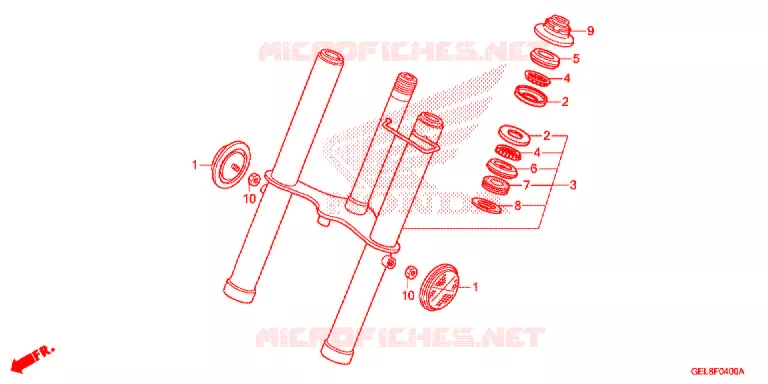 FOURCHE Honda MOTO 50 CRF 2013  CRF50FD