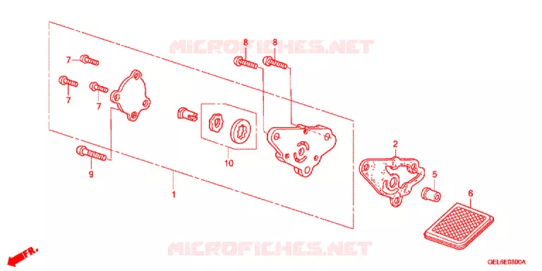 POMPE A HUILE Honda MOTO 50 CRF 2013  CRF50FD
