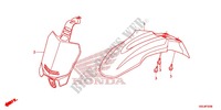 GARDE BOUE AVANT pour Honda CRF 50 de 2014