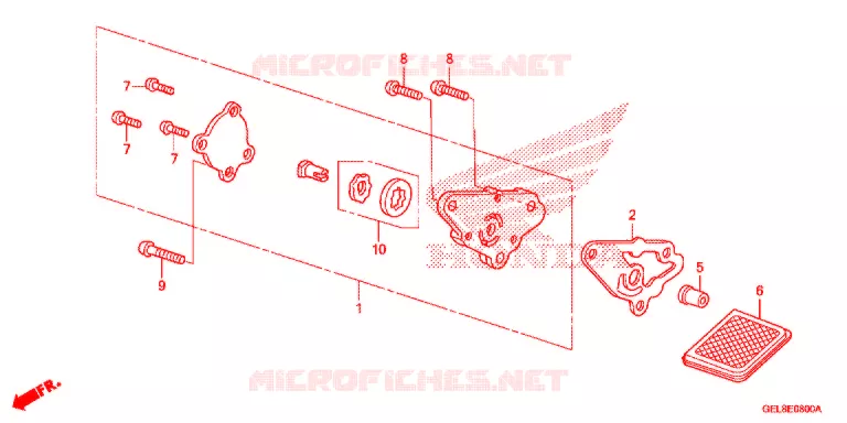 POMPE A HUILE Honda MOTO 50 CRF 2017  CRF50FH
