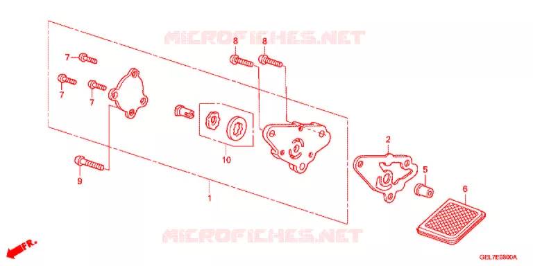 POMPE A HUILE Honda MOTO 50 CRF 2017  CRF50FH
