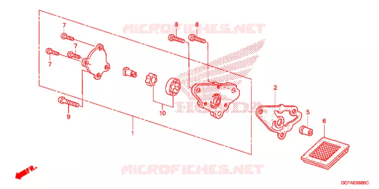 POMPE A HUILE Honda MOTO 70 CRF 2005  CRF70F5