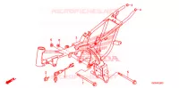 CADRE pour Honda CRF 70 de 2008
