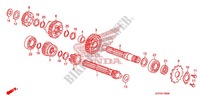 BOITE DE VITESSES pour Honda CRF 70 de 2012