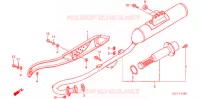 SILENCIEUX D'ECHAPPEMENT pour Honda CRF 80 de 2007