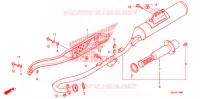SILENCIEUX D'ECHAPPEMENT pour Honda CRF 80 de 2011