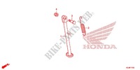 BEQUILLE pour Honda CRF 80 de 2012