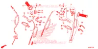 LEVIER DE GUIDON   CABLE pour Honda CRF 80 de 2012
