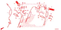 LEVIER DE GUIDON   CABLE pour Honda CRF 80 de 2013