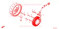 ALTERNATEUR pour Honda CB 500 X ABS de 2017