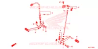 PEDALE pour Honda CB 650 F ABS de 2017