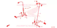 PEDALE pour Honda CB 650 F ABS de 2017