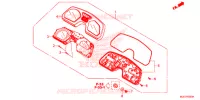 COMPTEUR pour Honda CB 650 F ABS de 2017