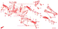 REPOSE PIED pour Honda CBR 1000 RR SP1 de 2018