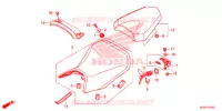 SELLE pour Honda CBR 500 R ABS de 2017