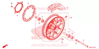 ROUE AVANT pour Honda CBR 500 R ABS de 2017