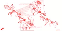 CLIGNOTANT pour Honda CBR 500 R de 2017