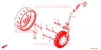 ALTERNATEUR pour Honda CBR 500 R ABS de 2017