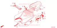 SELLE pour Honda CBR 500 R ABS de 2017