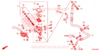 MAITRE CYLINDRE DE FREIN AVANT (CBR500R) pour Honda CBR 500 R de 2017