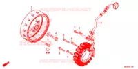 ALTERNATEUR pour Honda CBR 500 R de 2017