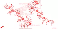 CLIGNOTANT pour Honda CBR 500 R de 2017