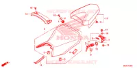SELLE pour Honda CBR 500 R de 2017