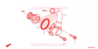 THERMOSTAT pour Honda CBR 500 R de 2017