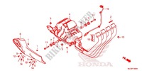 SILENCIEUX D'ECHAPPEMENT pour Honda CBR 650 F ABS RED de 2018